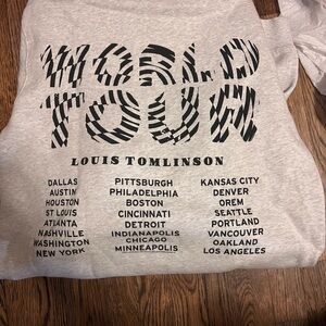 One Direction Louis Tomlinson official world tour hoodie - size large